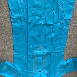 Light blue cotton boys kurta